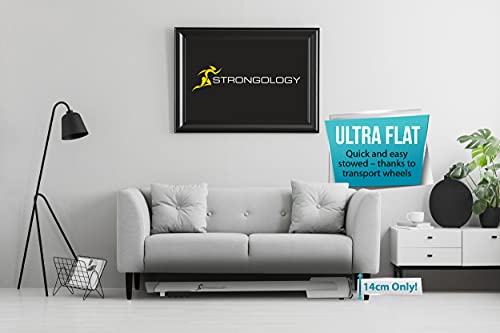 STRONGOLOGY Ultra-Quiet Treadmill with Bluetooth and LED Display