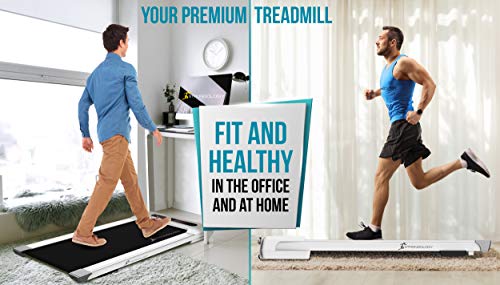 STRONGOLOGY Ultra-Quiet Treadmill with Bluetooth and LED Display