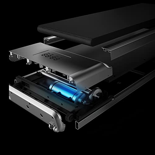 Under Desk Electric Treadmill with Adjustable Speed, Bluetooth Speaker