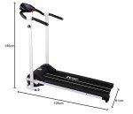 Foldable Electric Treadmill with Pre-Set Fitness Programs