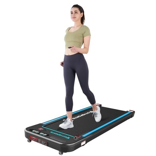 CITYSPORTS Treadmill Bluetooth Connectivity LCD Screen Blue