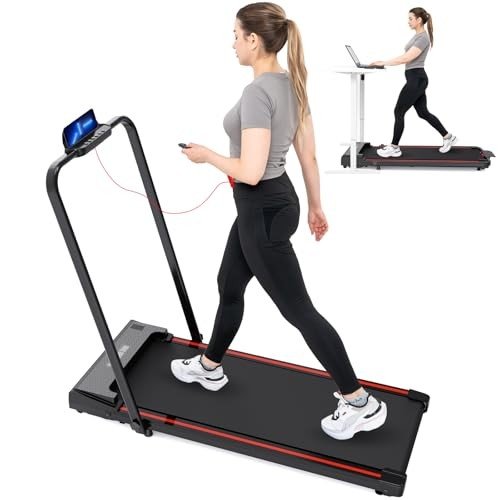 CITYSPORTS Portable Folding Treadmill with Remote Control