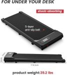 Compact Under Desk Treadmill with LED Display