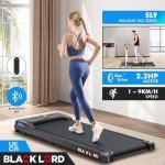 BLACK LORD Under Desk Walking Pad with Bluetooth