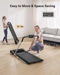 UREVO 2-in-1 Foldable Under Desk Treadmill
