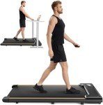 UMAY Mini Under Desk Compact Walking Treadmill