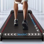 Electric Treadmill, 1-8 km/h, Remote & LED Display