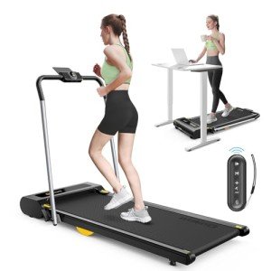 UREVO 2-in-1 Foldable Under Desk Treadmill