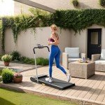 UREVO 2-in-1 Foldable Under Desk Treadmill