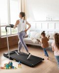 UREVO 2-in-1 Foldable Under Desk Treadmill