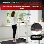 WALDEN F2200: Ultra Flat Under Desk Treadmill