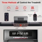 KEEP FUN 3-in-1 Foldable Treadmill for Home
