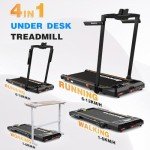 LIKESPORTING Folding Under Desk Treadmill with Remote