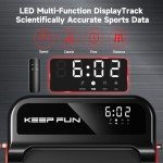 KEEP FUN 3-in-1 Portable Walking Treadmill