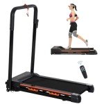 Homcom Foldable Electric Treadmill 0 5Hp 1 6 Km H