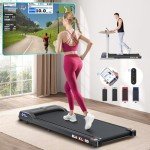 BLACK LORD Under Desk Walking Pad with Bluetooth