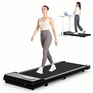 Bigzzia Under Desk Treadmill Walking Pad, Lightweight & Quiet