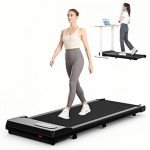Bigzzia Under Desk Treadmill Walking Pad, Lightweight & Quiet