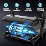 BOTORRO Foldable Treadmill: 1-9MPH / 2.5HP, LCD, Bluetooth