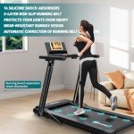 BOTORRO Foldable Treadmill: 1-9MPH / 2.5HP, LCD, Bluetooth