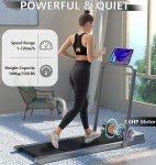 AJUMKER Foldable Treadmill for Home Fitness
