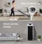 AJUMKER Foldable Treadmill for Home Fitness