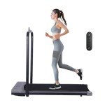 Foldable Under Desk Treadmill with Bluetooth Speaker & Remote