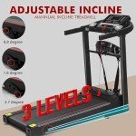 FK Sports Folding Treadmill with 2HP Motor, Bluetooth