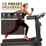 FK Sports Folding Treadmill with 2HP Motor, Bluetooth