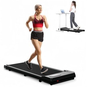 Bigzzia Under Desk Treadmill Walking Pad, Lightweight & Quiet