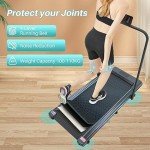 COSMO BUY Foldable Walking Pad Treadmill 1-10 KmH