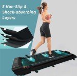 COSMO BUY Foldable Walking Pad Treadmill 1-10 KmH
