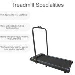 COSMO BUY Foldable Walking Pad Treadmill 1-10 KmH