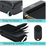 COSMO BUY Foldable Walking Pad Treadmill 1-10 KmH