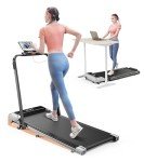 3-in-1 Folding Treadmill with Incline and Remote Control