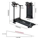 COSMO BUY Foldable Treadmill 1.5 HP for Home
