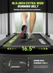 Folding Treadmill with Bluetooth Speaker - Home Office Fitness