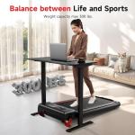 Portable Folding Treadmill with Incline and Handle Bar