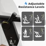 Delavin Curved Manual Treadmill with Digital Display