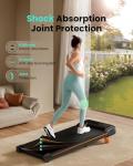 Abonow 2-in-1 Portable Walking Pad Treadmill