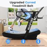 Delavin Curved Manual Treadmill with Digital Display