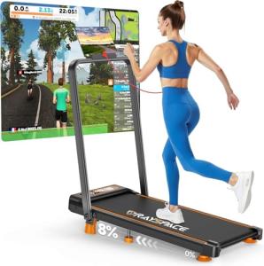 Compact 2025 Walking Pad Treadmill with Incline