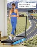 Compact 2025 Walking Pad Treadmill with Incline
