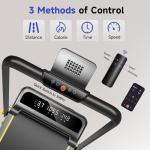 YPOO Foldable Treadmill with Handle Bar and Incline