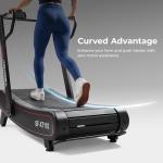 Sunny Health & Fitness Smart Curved Manual Treadmill