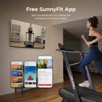 Sunny Health & Fitness Smart Curved Manual Treadmill