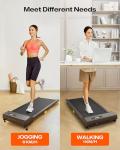 Lightweight Under Desk Treadmill with Manual Incline