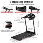 Laufhome Foldable Treadmill with Manual Incline