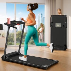 Xeo Home Folding Electric Treadmill With Bluetooth Speakers