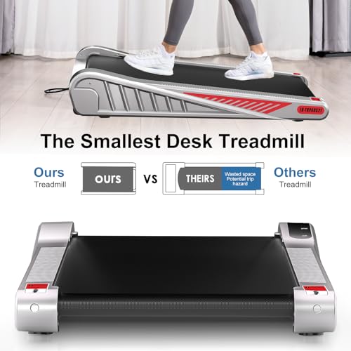 Walking Pad with Motorised Under Desk Treadmill, Compact Fit